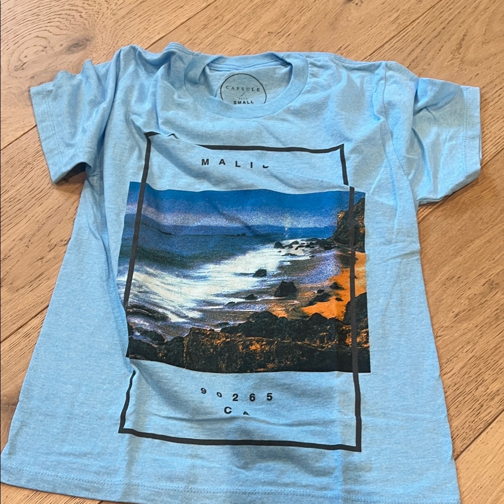 Capsule Blue Graphic Kids T-Shirt